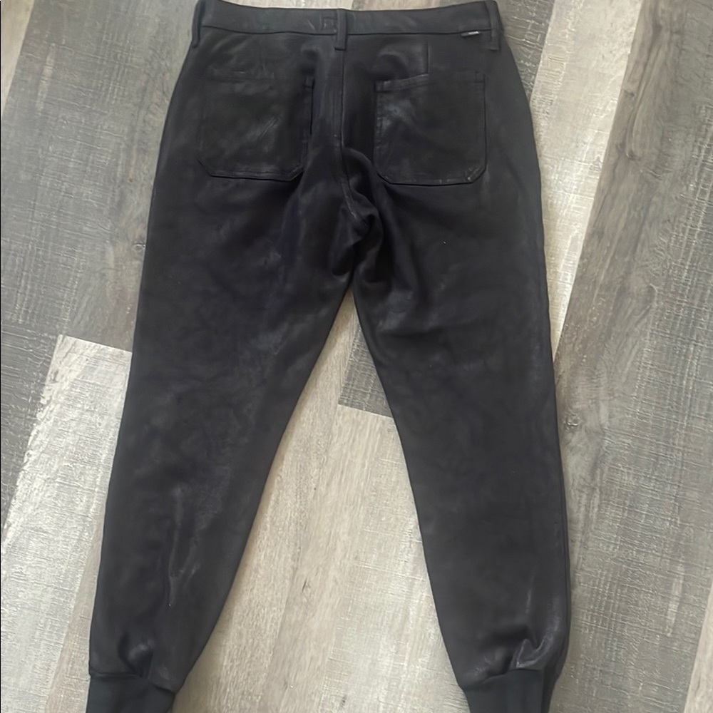Women’s Mother The Pleated Trainer Black Jogger Pants